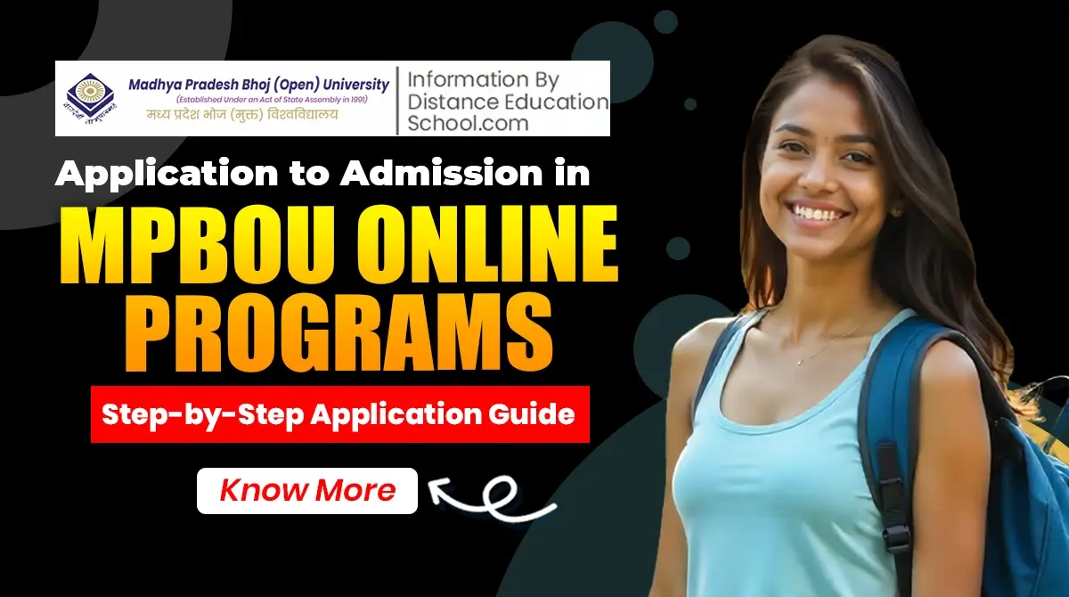 MPBOU Online Programs Admission application