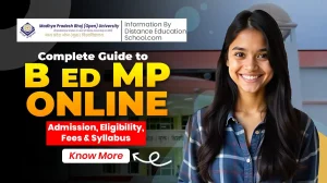 b ed mp online admission guidance