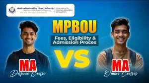 MA Distance Course vs Online MA at MPBOU.