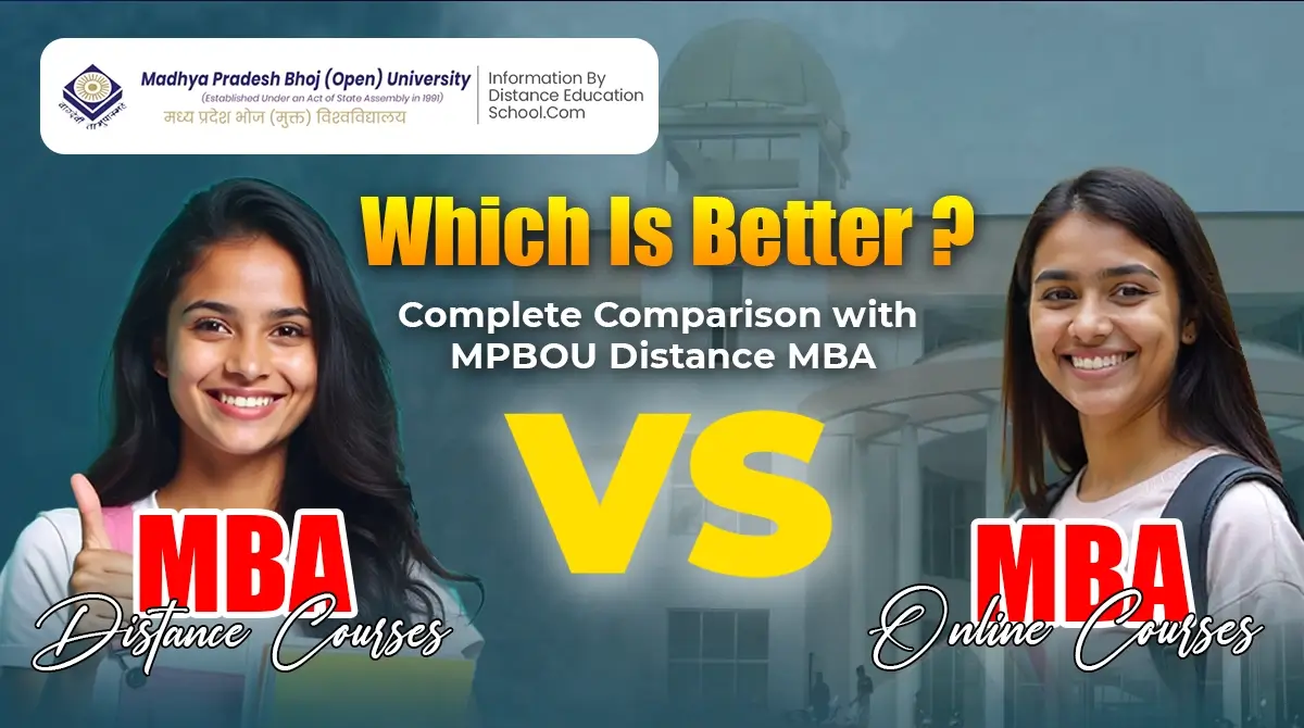 MBA Distance Courses vs MBA Online Courses