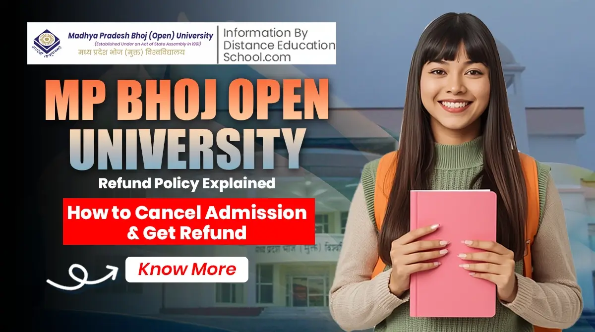 Refund Policy & how to cancel admission of mpbou