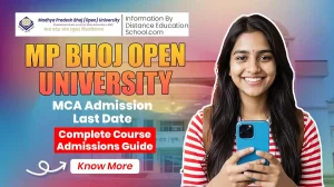 MP bhoj university MCA Admission