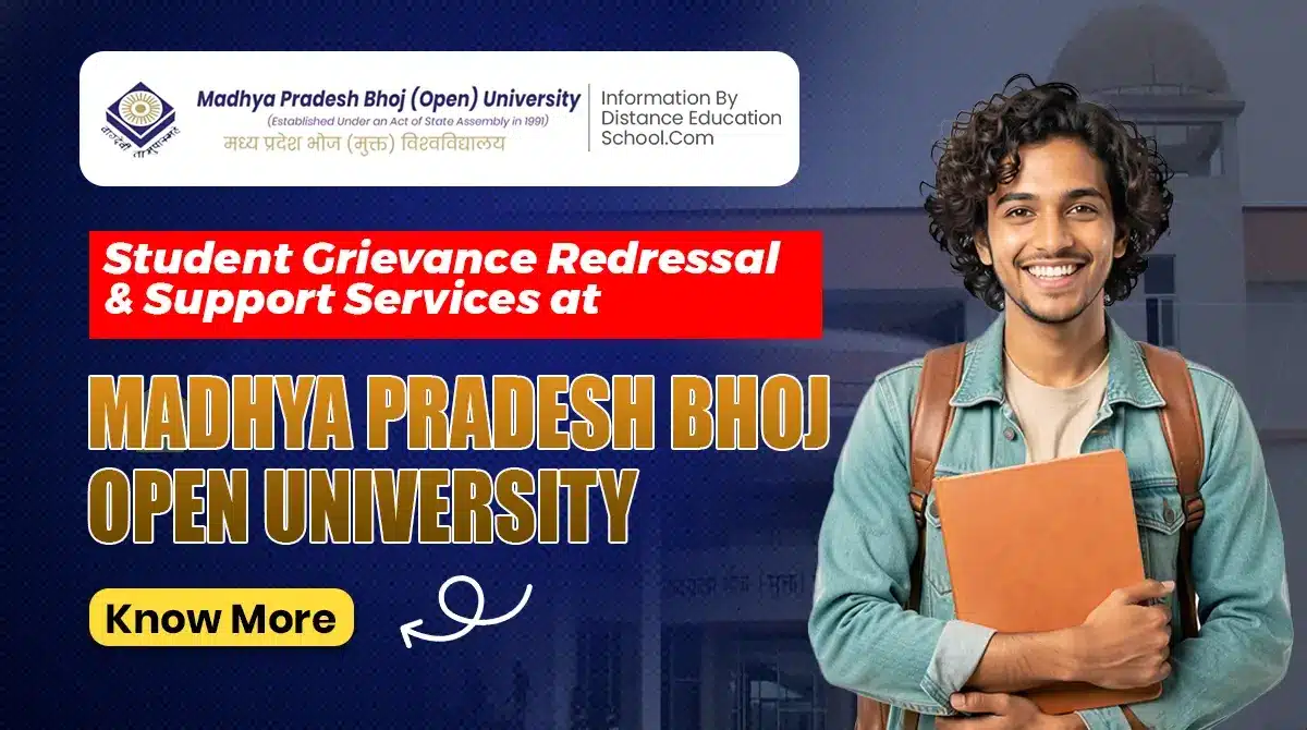 Support Services at Madhya Pradesh Bhoj Open University
