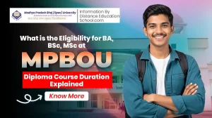 mpbou courses Eligibility